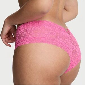 VICTORIA’S SECRET Lace Pink Women's Intimate Panty size L/G